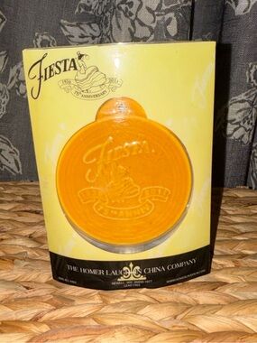 Fiesta 75th Anniversary Marigold  Ornament Fiestaware 2011 New